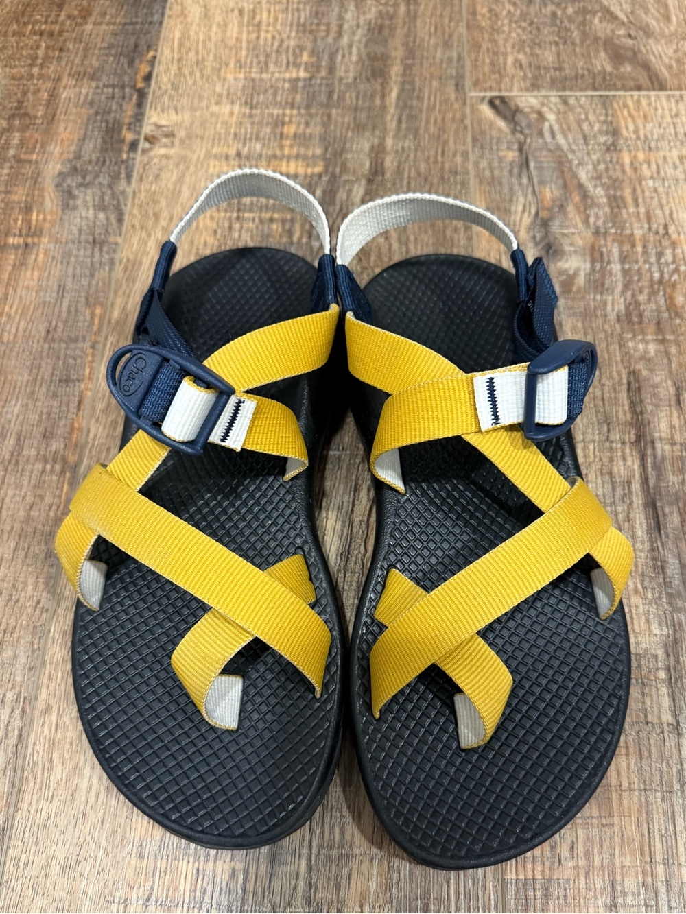 Chaco Z/2 Classic Sport Sandals- Yellow & Navy